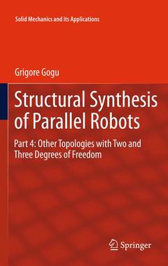 Couverture de l’ouvrage Structural Synthesis of Parallel Robots