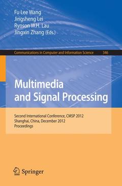 Couverture de l’ouvrage Multimedia and Signal Processing