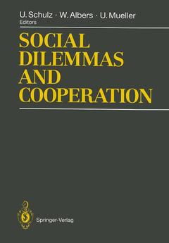 Couverture de l’ouvrage Social Dilemmas and Cooperation