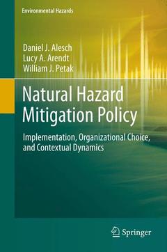 Couverture de l’ouvrage Natural Hazard Mitigation Policy