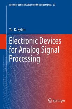 Couverture de l’ouvrage Electronic Devices for Analog Signal Processing