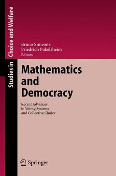 Couverture de l’ouvrage Mathematics and Democracy
