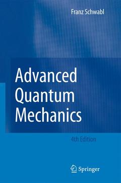 Couverture de l’ouvrage Advanced Quantum Mechanics