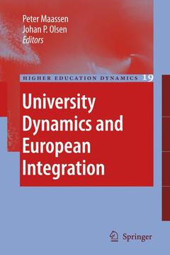 Cover of the book University Dynamics and European Integration