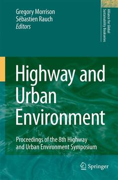 Couverture de l’ouvrage Highway and Urban Environment