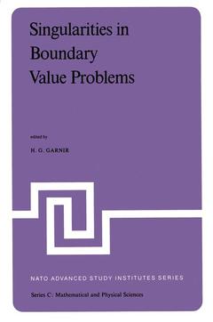 Couverture de l’ouvrage Singularities in Boundary Value Problems