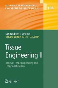 Couverture de l’ouvrage Tissue Engineering II