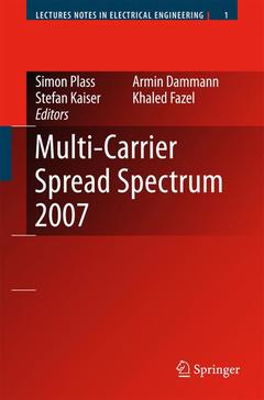 Couverture de l’ouvrage Multi-Carrier Spread Spectrum 2007