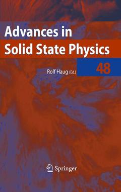Couverture de l’ouvrage Advances in Solid State Physics 48