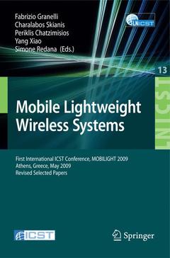 Cover of the book Mobile Lightweight Wireless Systems