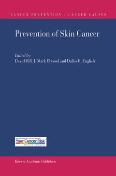 Couverture de l’ouvrage Prevention of Skin Cancer