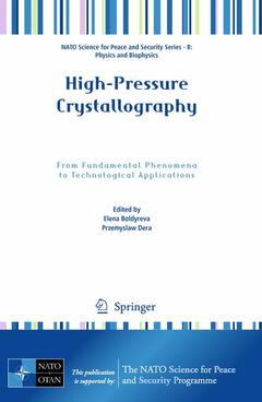 Cover of the book High-Pressure Crystallography