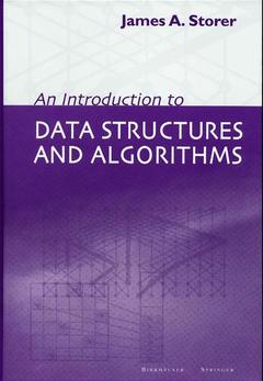 Couverture de l’ouvrage An Introduction to Data Structures and Algorithms