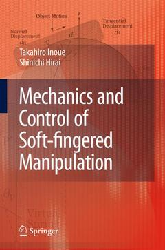 Cover of the book Mechanics and Control of Soft-fingered Manipulation