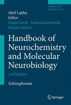 Cover of the book Handbook of Neurochemistry and Molecular Neurobiology
