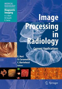 Couverture de l’ouvrage Image Processing in Radiology