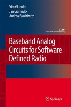 Cover of the book Baseband Analog Circuits for Software Defined Radio