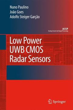 Couverture de l’ouvrage Low Power UWB CMOS Radar Sensors