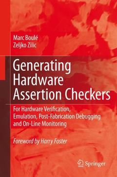 Couverture de l’ouvrage Generating Hardware Assertion Checkers