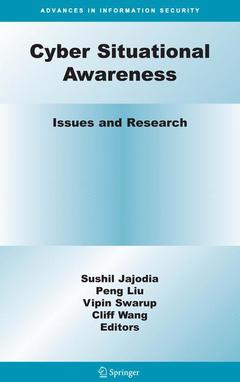 Couverture de l’ouvrage Cyber Situational Awareness