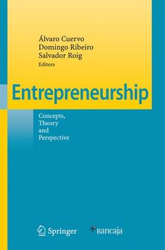 Couverture de l’ouvrage Entrepreneurship