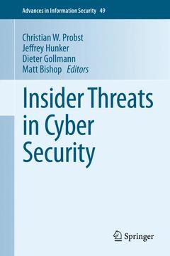 Couverture de l’ouvrage Insider Threats in Cyber Security