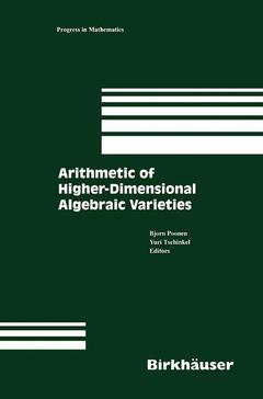 Cover of the book Arithmetic of Higher-Dimensional Algebraic Varieties