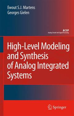 Couverture de l’ouvrage High-Level Modeling and Synthesis of Analog Integrated Systems