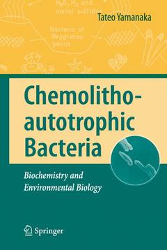 Couverture de l’ouvrage Chemolithoautotrophic Bacteria