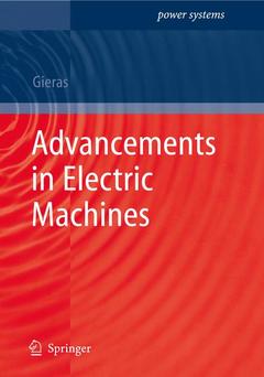Couverture de l’ouvrage Advancements in Electric Machines