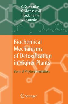 Cover of the book Biochemical Mechanisms of Detoxification in Higher Plants