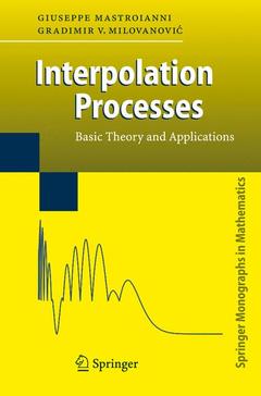 Couverture de l’ouvrage Interpolation Processes