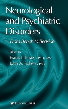 Couverture de l’ouvrage Neurological and Psychiatric Disorders