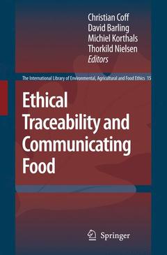 Cover of the book Ethical Traceability and Communicating Food