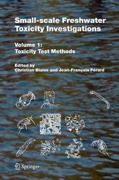 Couverture de l’ouvrage Small-scale Freshwater Toxicity Investigations
