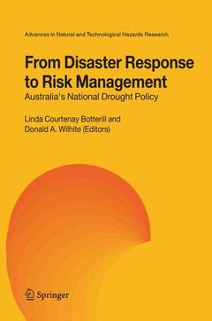 Couverture de l’ouvrage From Disaster Response to Risk Management