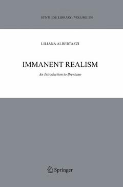Cover of the book Immanent Realism