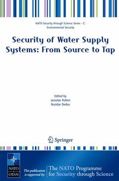 Cover of the book Security of Water Supply Systems: from Source to Tap