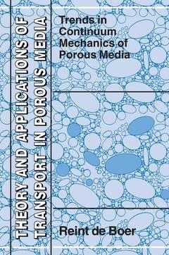 Cover of the book Trends in Continuum Mechanics of Porous Media
