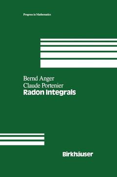 Cover of the book Radon Integrals