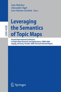 Couverture de l’ouvrage Leveraging the Semantics of Topic Maps