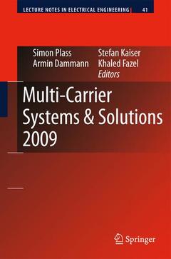 Couverture de l’ouvrage Multi-Carrier Systems & Solutions 2009