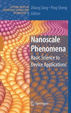 Couverture de l’ouvrage Nanoscale Phenomena