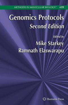 Couverture de l’ouvrage Genomics Protocols