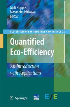 Couverture de l’ouvrage Quantified Eco-Efficiency