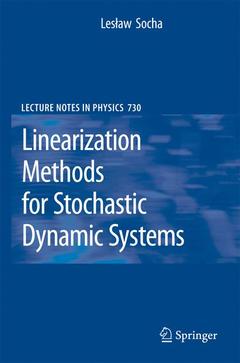 Couverture de l’ouvrage Linearization Methods for Stochastic Dynamic Systems