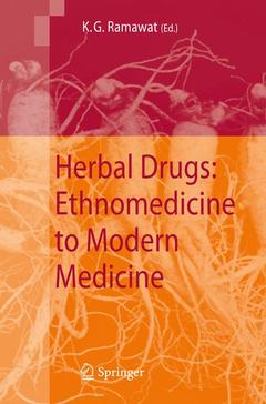 Couverture de l’ouvrage Herbal Drugs: Ethnomedicine to Modern Medicine