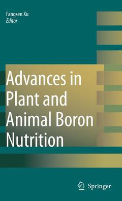 Couverture de l’ouvrage Advances in Plant and Animal Boron Nutrition