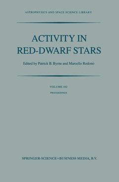 Couverture de l’ouvrage Activity in Red-Dwarf Stars