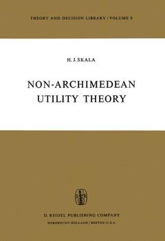 Cover of the book Non-Archimedean Utility Theory